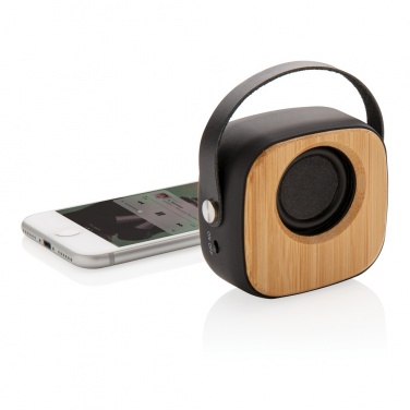 Logotrade Logogeschenke das Foto: Bambus 3W Wireless Fashion Speaker