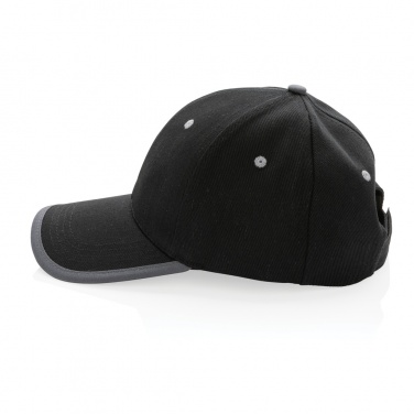 Logotrade Werbegeschenke das Foto: Impact AWARE™ 280gr Brushed rCotton 6 Panel Kontrast-Cap