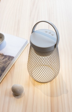 Logotrade Werbegeschenke das Foto: Aurora USB-Tischlampe aus RCS recyceltem ABS