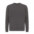 Iqoniq Etosha Lightweight Sweater aus recycelter Baumwolle, Anthrazit