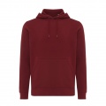 Iqoniq Rila Lightweight Hoodie aus recycelter Baumwolle, Burgund