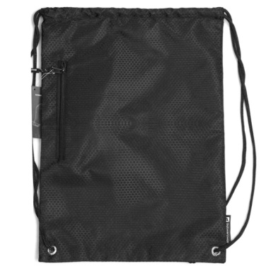 Logotrade Geschäftsgeschenke das Foto: Turnbeutel NUNAVUT Schwarzwolf