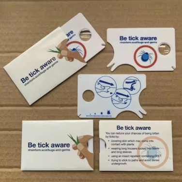 Logotrade Logogeschenke das Foto: Individuelles Zeckenentfernungswerkzeug