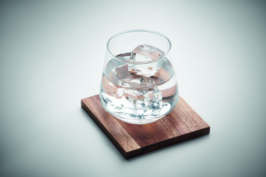 Logotrade werbemittel das Foto: Glas mit Untersetzer