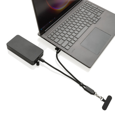 Logotrade Logogeschenke das Foto: LoopAmp 60W Handgelenksband für Smartphones aus RCS rPET