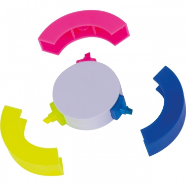 Logotrade Firmengeschenke das Foto: 3-in-1 Highlighter ANDORRA