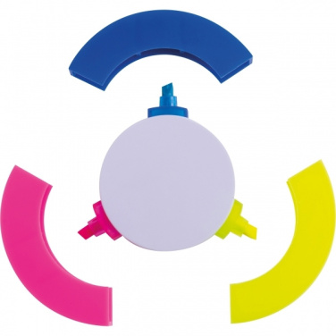 Logotrade Geschäftsgeschenke das Foto: 3-in-1 Highlighter ANDORRA