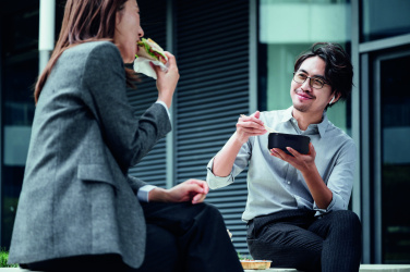 Logotrade Werbegeschenke das Foto: Kühltasche 600D RPET