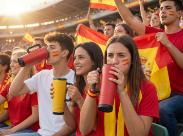 Logotrade Werbegeschenke das Foto: Howler Cup w handle 700ml