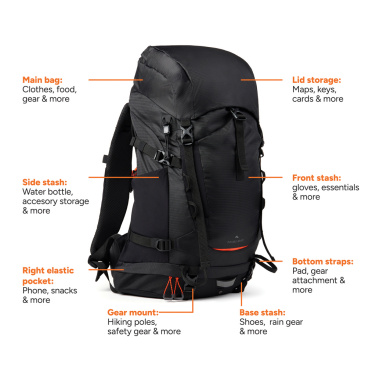 Logotrade Firmengeschenke das Foto: Nordic Drift Trail RCS Rucksack 33L