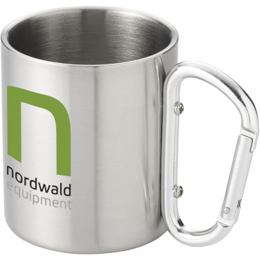 Logotrade promotional gift image of: Alps 200 ml insulated mug with carabiner