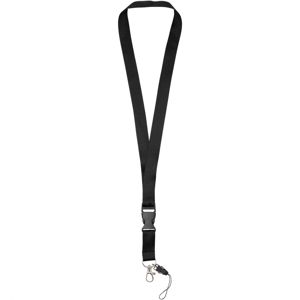 Logotrade promotional product picture of: Sagan phone holder lanyard with detachable buckle