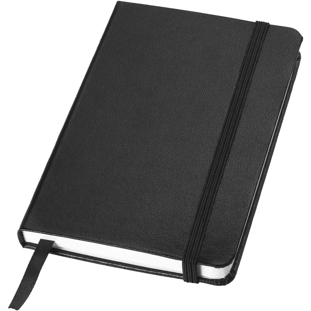Logo trade business gift photo of: Classic A6 hard cover pocket notebook
