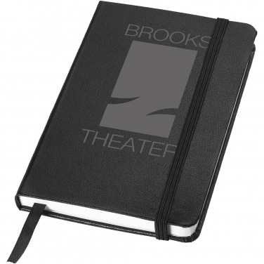 Logo trade promotional giveaways image of: Classic A6 hard cover pocket notebook