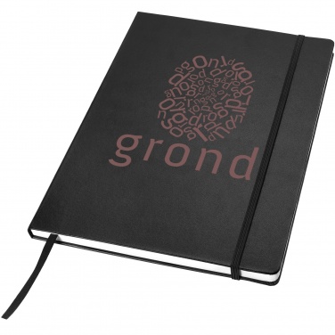 Logo trade promotional giveaways image of: Executive A4 hard cover notebook