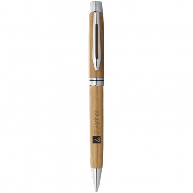 Logo trade promotional merchandise image of: Jakarta bamboo ballpoint pen