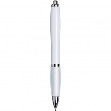 Logotrade promotional gift image of: Nash ballpoint pen with coloured barrel and grip