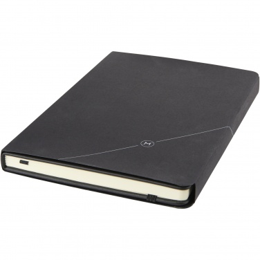 Logo trade promotional gifts picture of: Theta A5 hard cover notebook