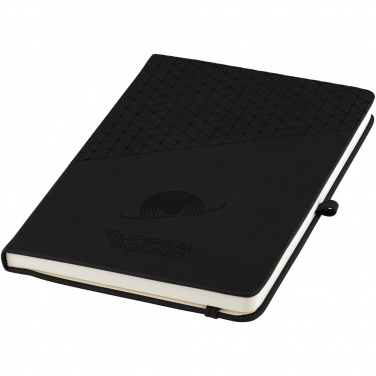 Logo trade corporate gift photo of: Theta A5 hard cover notebook
