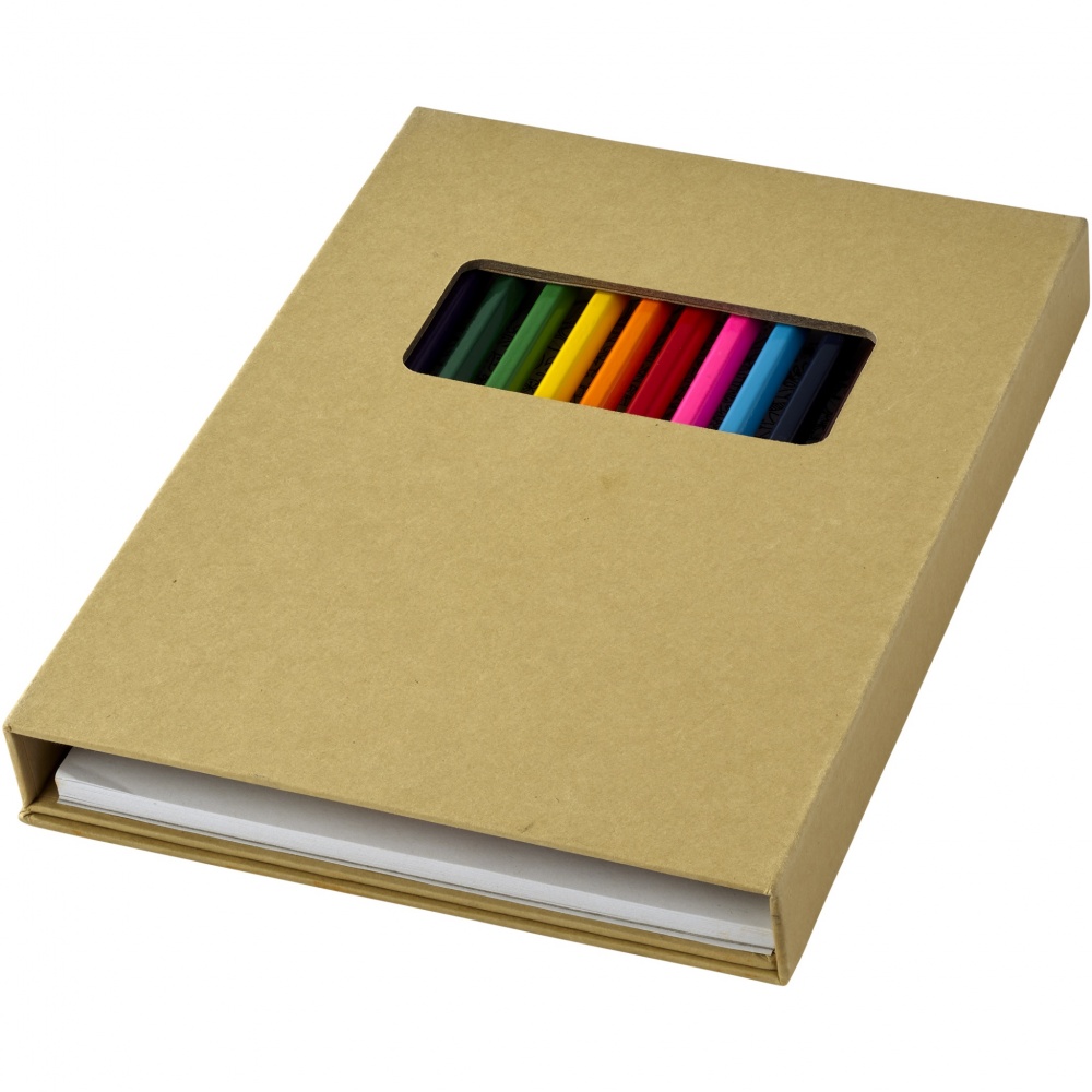 Logotrade corporate gifts photo of: Pablo colouring set with drawing paper