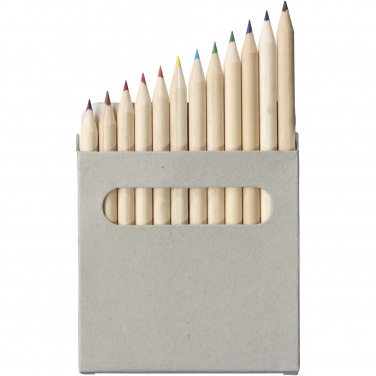Logotrade business gift image of: Tallin 12-piece coloured pencil set