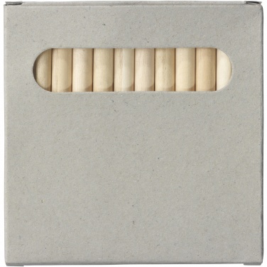 Logo trade corporate gift photo of: Tallin 12-piece coloured pencil set