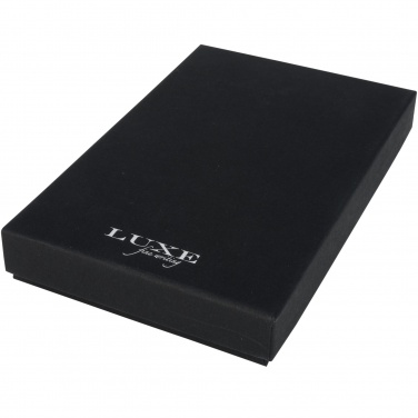 Logo trade promotional product photo of: Carbon duo pen gift set with pouch