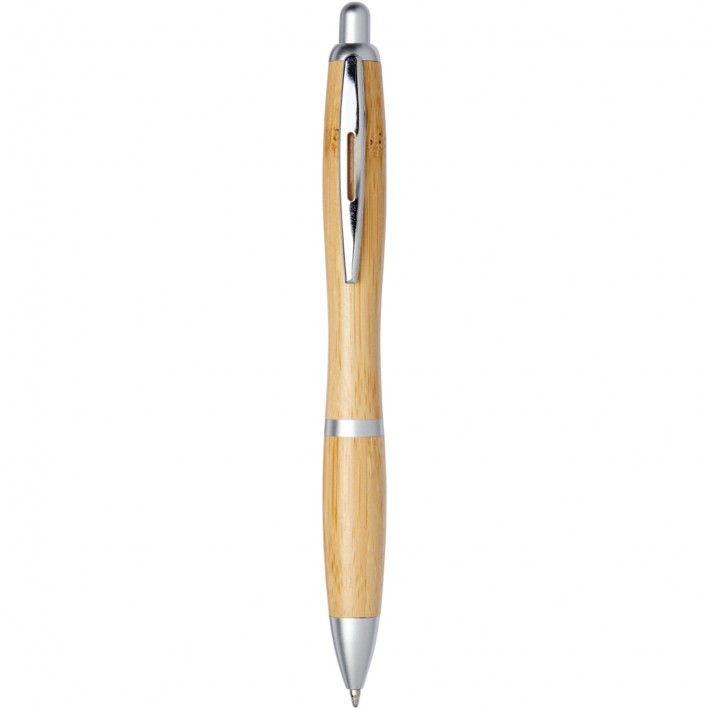 Logo trade promotional merchandise picture of: Nash bamboo ballpoint pen