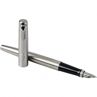 Logo trade advertising products image of: Parker Jotter stainless steel fountain pen