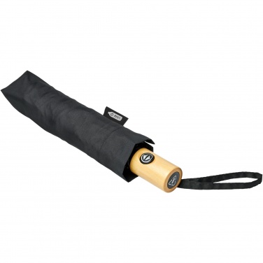 Logo trade corporate gift photo of: Bo 21" foldable auto open/close recycled PET umbrella