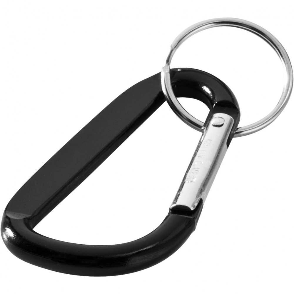 Logo trade promotional gift photo of: Timor carabiner keychain
