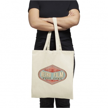 Logo trade corporate gifts picture of: Carolina 100 g/m² cotton tote bag 7L