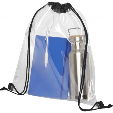Logotrade corporate gifts photo of: Lancaster transparent drawstring bag 5L