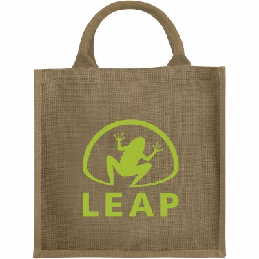 Logo trade promotional item photo of: Chennai jute tote bag 16L