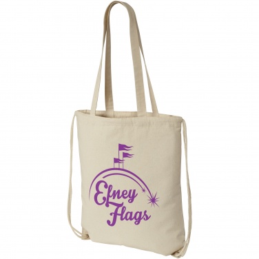 Logo trade promotional product photo of: Eliza 240 g/m² cotton drawstring bag 6L