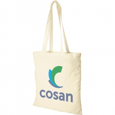 Logo trade corporate gift photo of: Peru 180 g/m² cotton tote bag 7L