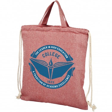 Logotrade promotional merchandise image of: Pheebs 150 g/m² recycled drawstring bag 6L
