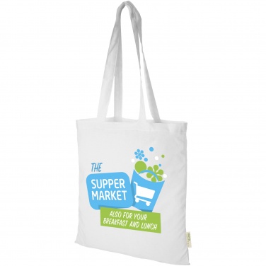 Logo trade corporate gift photo of: Orissa 100 g/m² organic cotton tote bag 7L