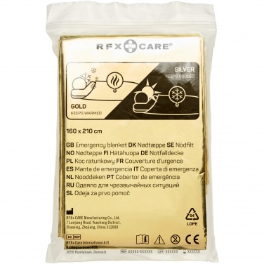 Logo trade promotional items picture of: Frederik 2-function emergency blanket
