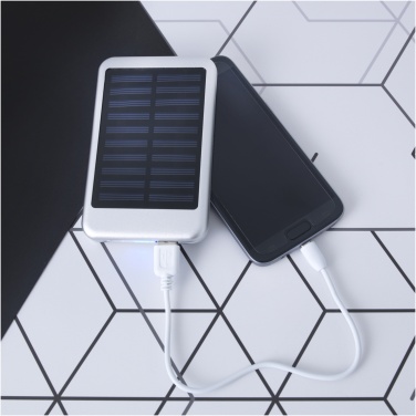 Logo trade corporate gifts picture of: Bask 4000 mAh solar power bank