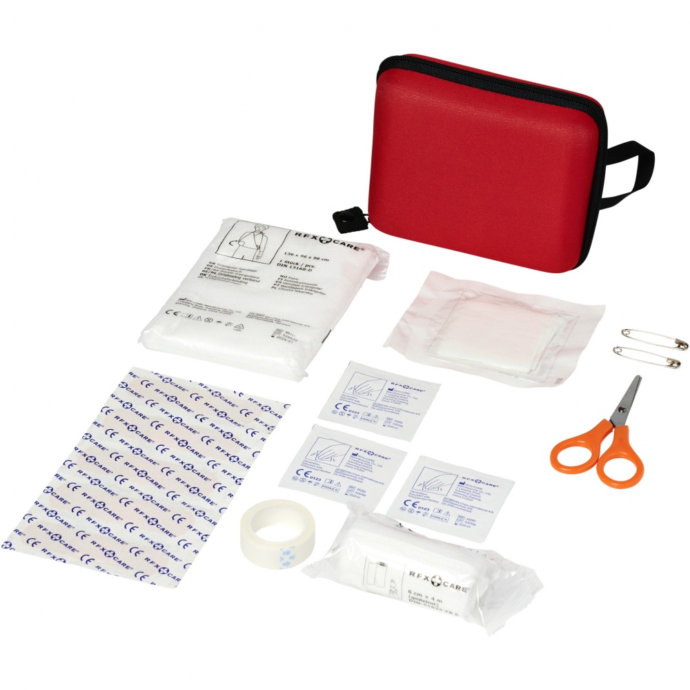 Logo trade promotional merchandise image of: Healer 16-piece first aid kit