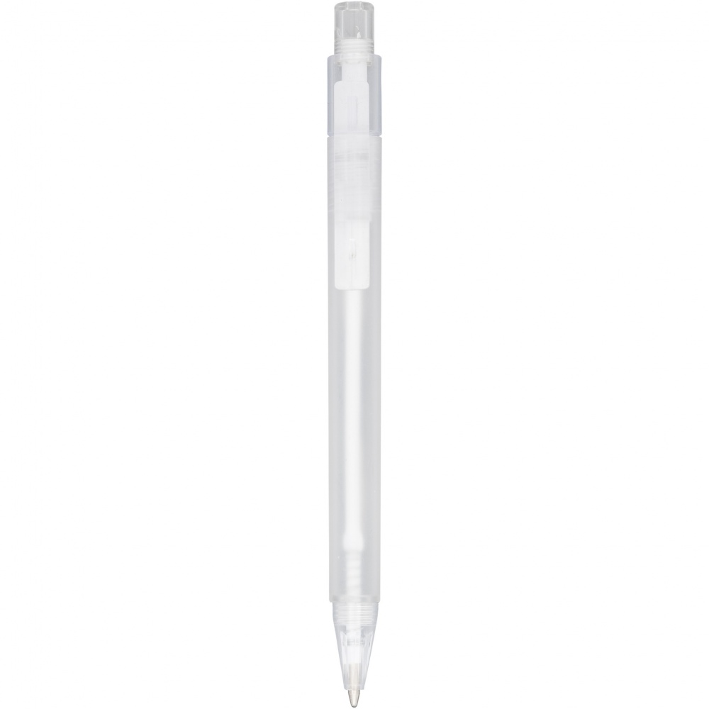 Logo trade corporate gifts picture of: Calypso frosted ballpoint pen