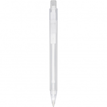 Logo trade promotional giveaway photo of: Calypso frosted ballpoint pen