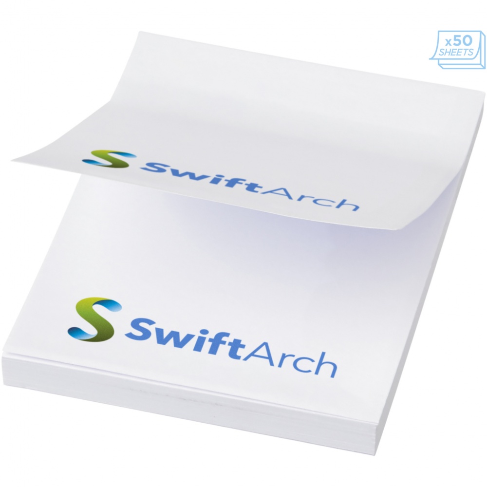 Logo trade promotional gift photo of: Sticky-Mate® A8 sticky notes 50x75mm