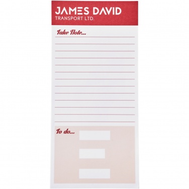 Logo trade promotional merchandise image of: Desk-Mate® 1/3 A4 notepad