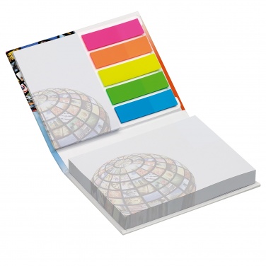 Logotrade promotional merchandise image of: Combi notes page marker set hard cover
