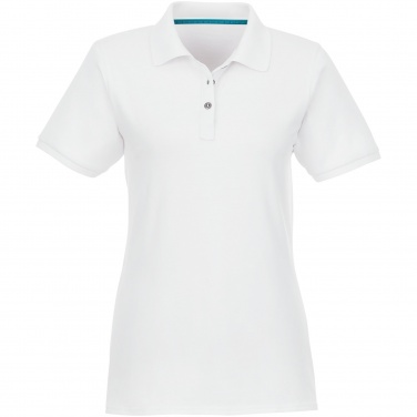 Logotrade advertising product image of: Beryl short sleeve women's organic recycled polo