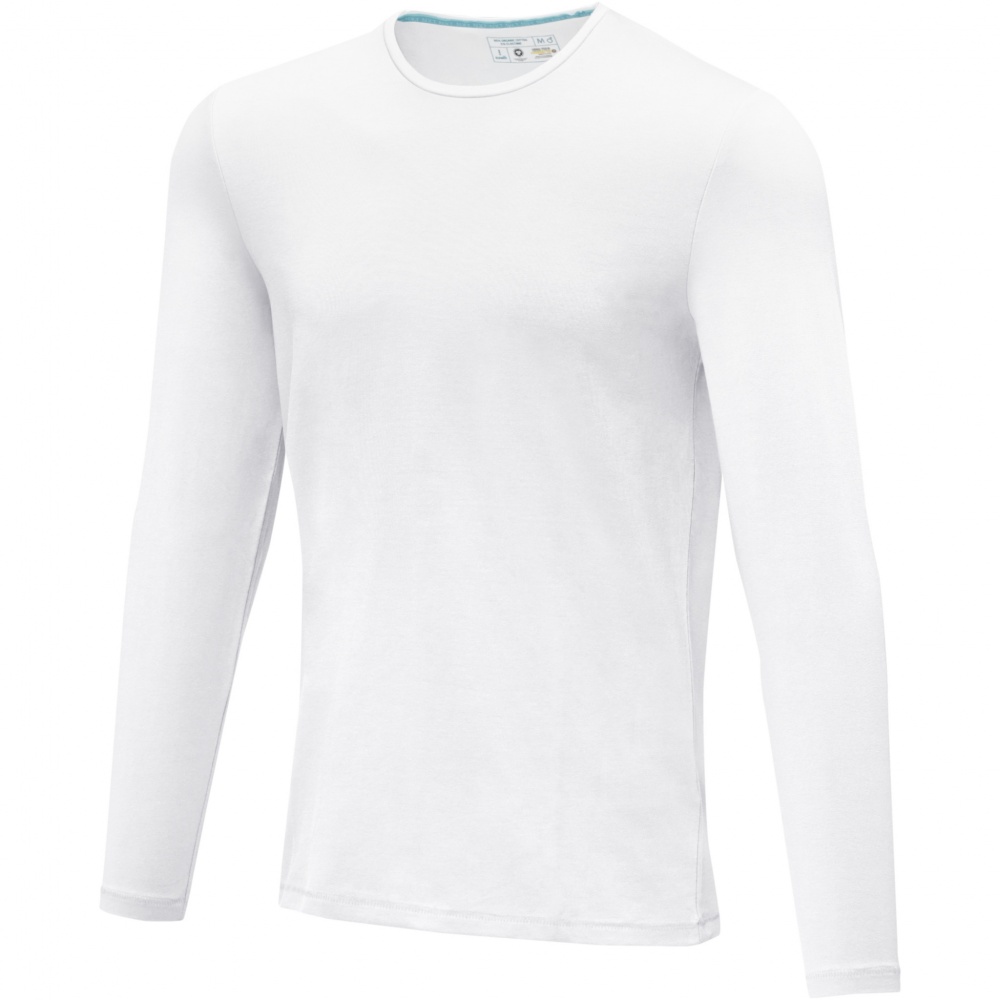 Logo trade promotional product photo of: Ponoka long sleeve men's organic t-shirt