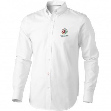 Logo trade promotional merchandise image of: Vaillant long sleeve men's oxford shirt