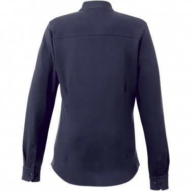 Logo trade promotional giveaway photo of: Bigelow long sleeve women's pique shirt